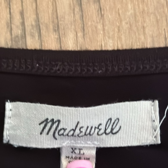 Madewelll Woman’s Black Long sleeve Dress Size XL - Picture 6 of 7